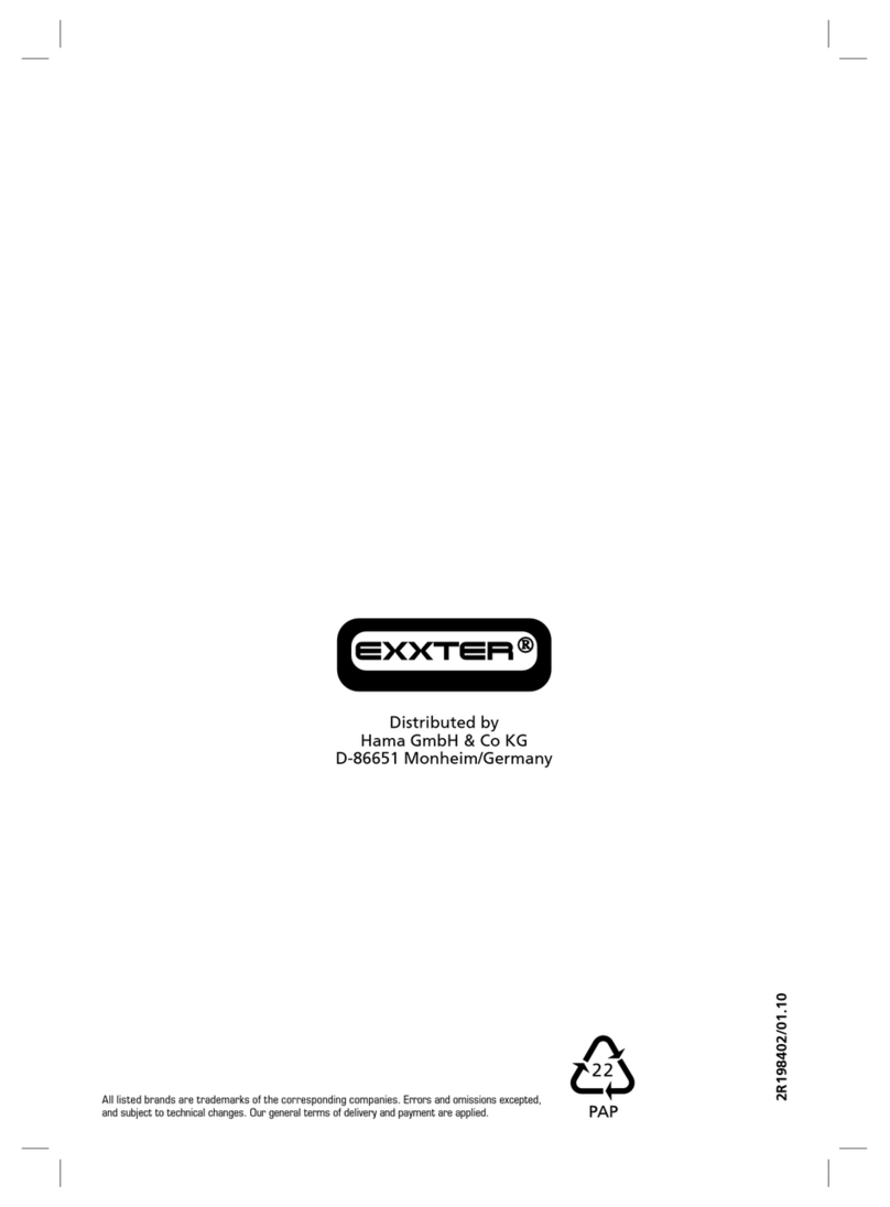 Exxter 3in1 Notebook Kit 12.2 Operating	 instruction