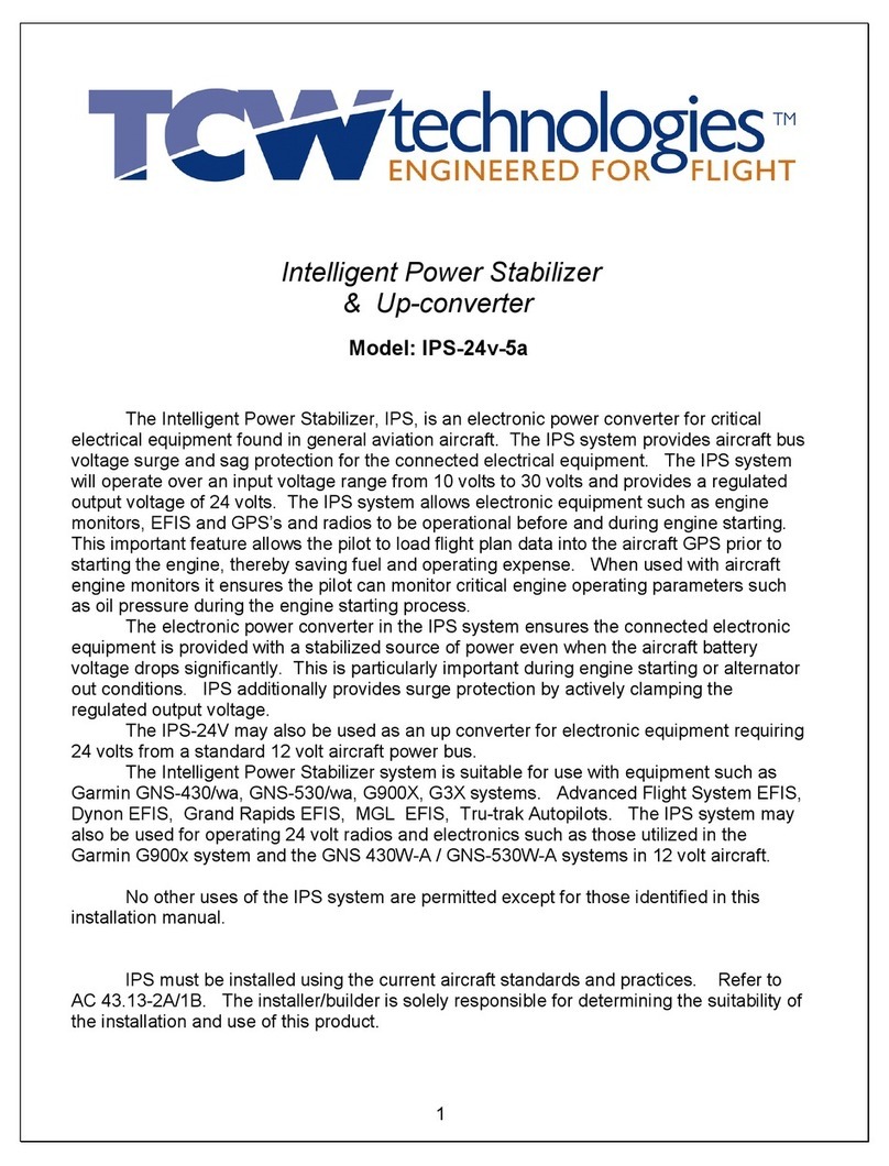 TCW Technologies IPS-24v-5a installation instructions