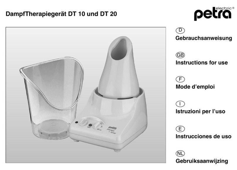 Petra electric DT 10 Instructions for use