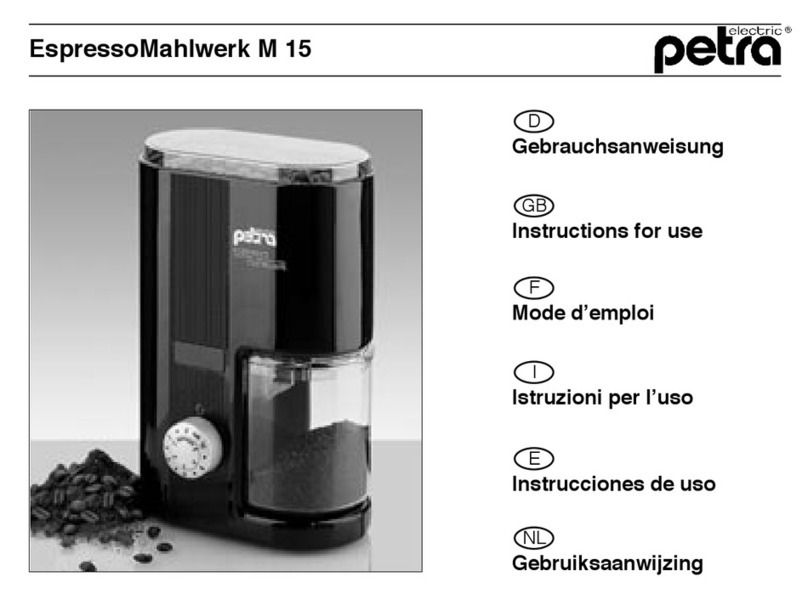 Petra electric M 15 Instructions for use
