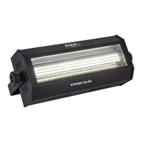 Ibiza STROBE132LED instruction manual Ibiza STROBE132LED instruction manual