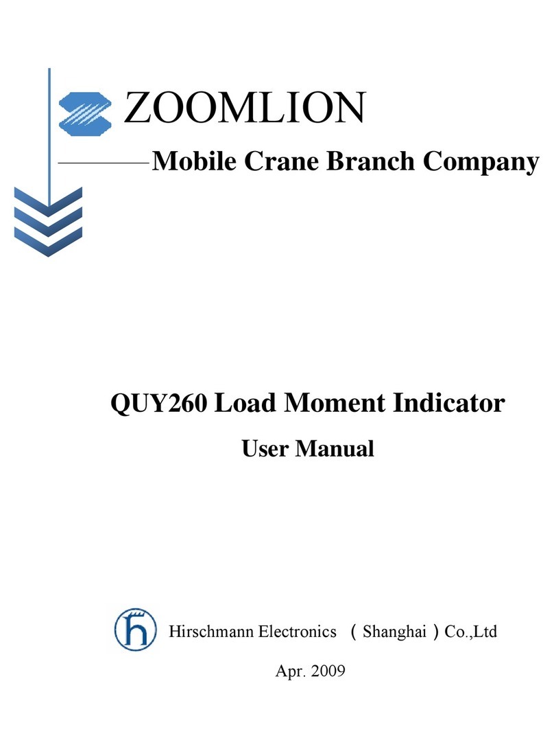 Zoomlion QUY260 user manual