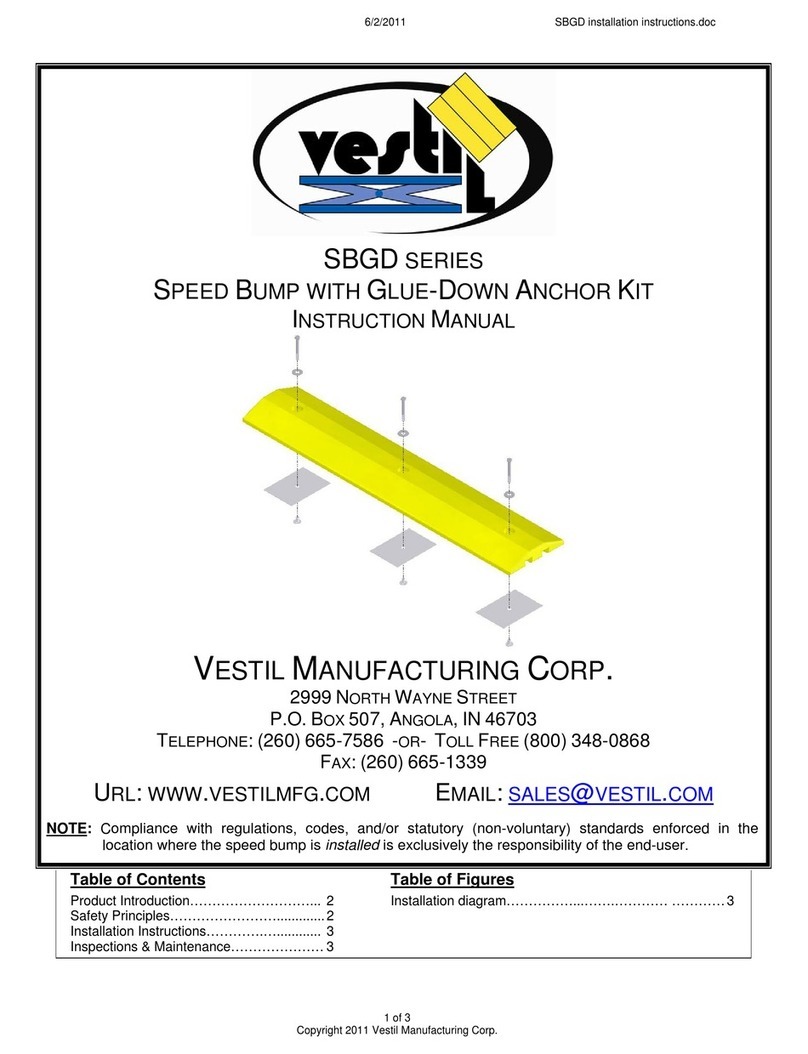 Vestil SBGD Series instruction manual