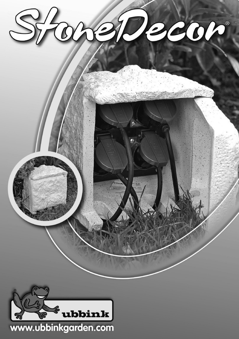ubbink Garden Power StoneDecor operating instructions ubbink Garden Power StoneDecor operating instructions