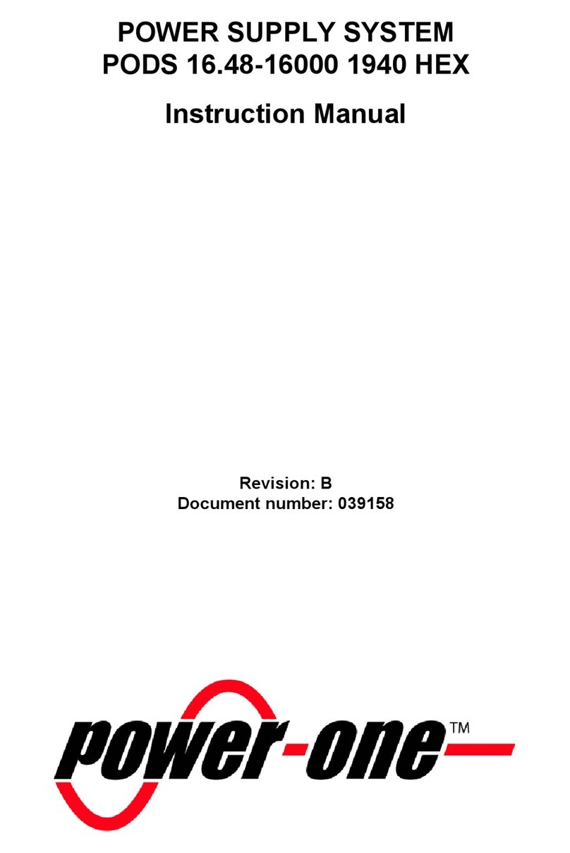 Power One PODS 16.48-16000 1940 HEX instruction manual