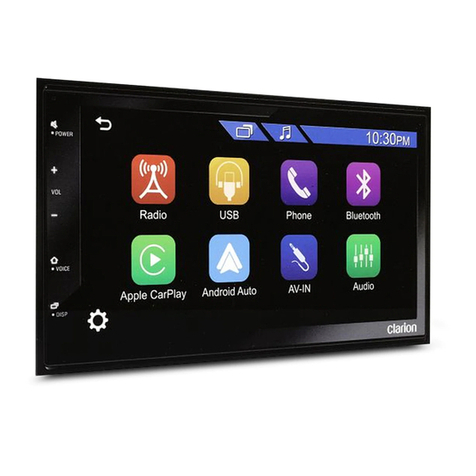 Clarion FX450 User manual