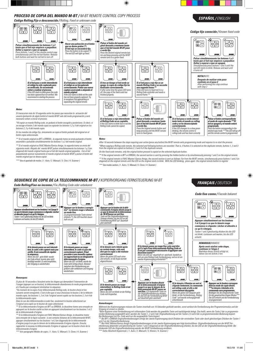 JMA M-BT manual