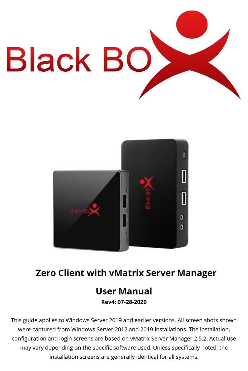 Black Box Zero Client S100 user manual