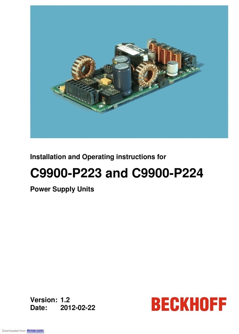 Beckhoff C9900-P223 User manual