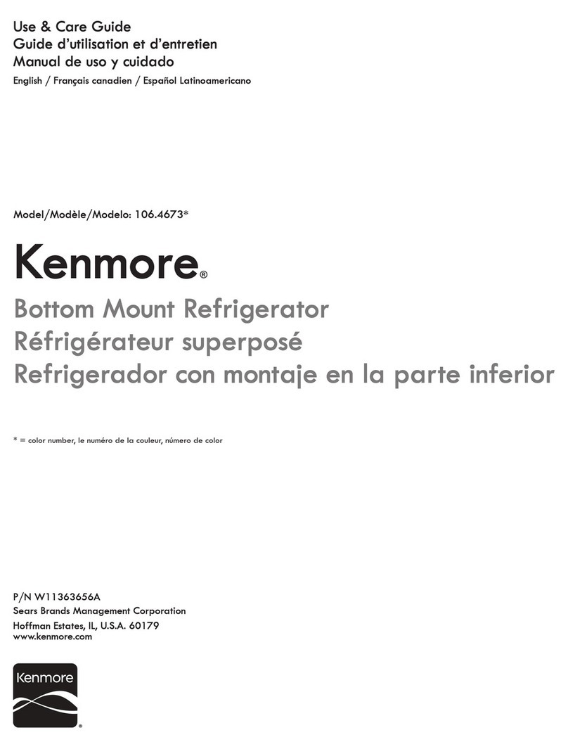 Kenmore 106.4673 Series User manual Kenmore 106.4673 Series User manual