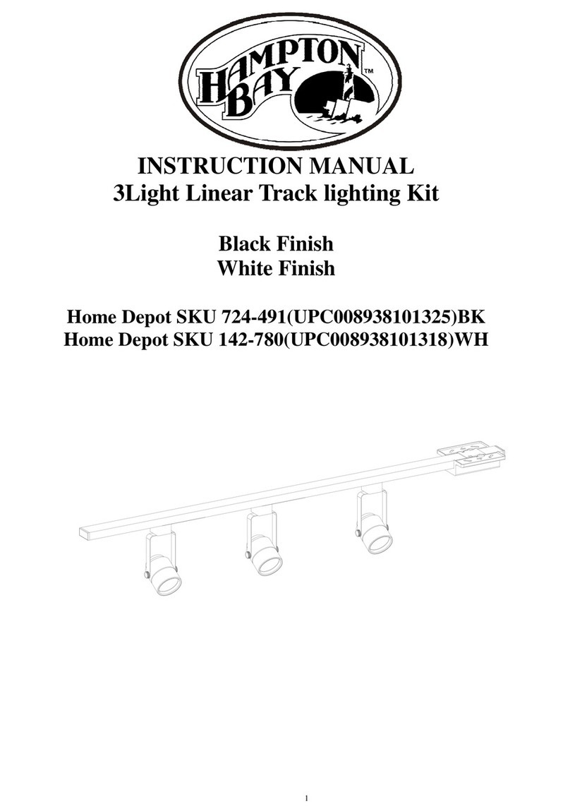 HAMPTON BAY Black Finish instruction manual