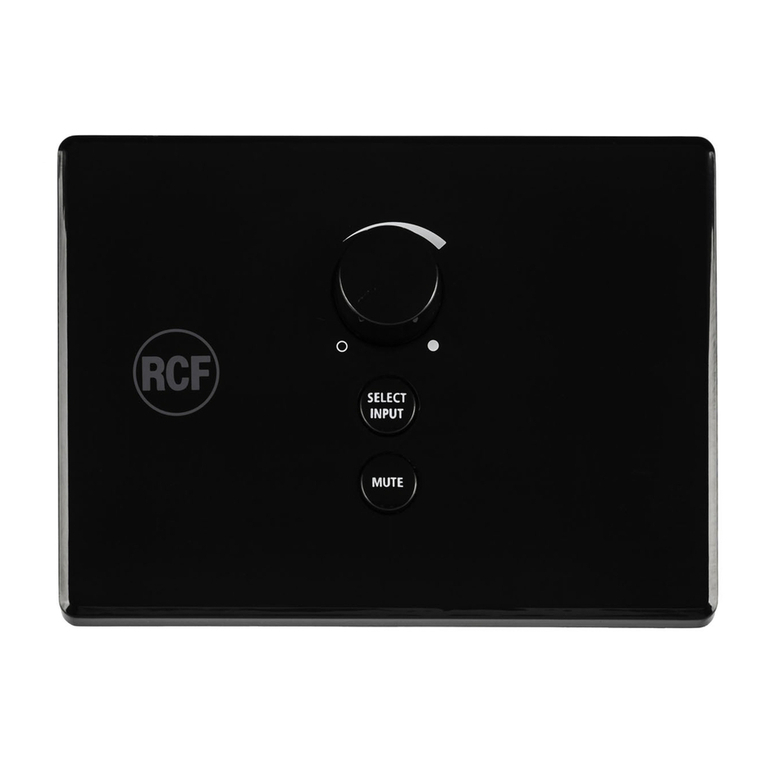 RCF RC 401 User manual