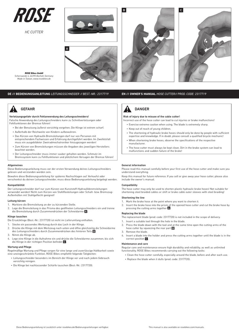 Rose electronics 2317719 owner's manual