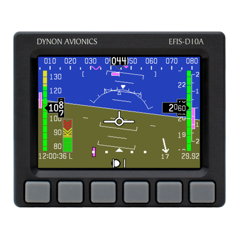 Dynon EFIS-D10A Installation & maintenance manual Dynon EFIS-D10A Installation & maintenance manual