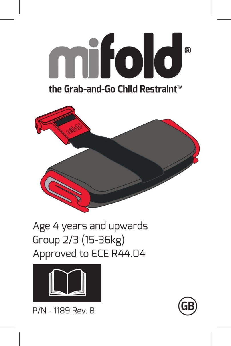 Mifold Grab-and-Go Child Restraint manual