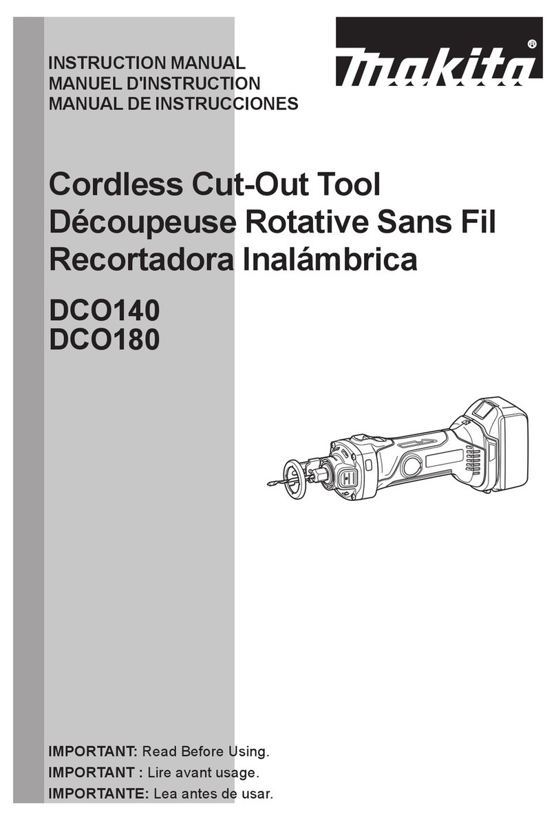 Makita DCO140 User manual