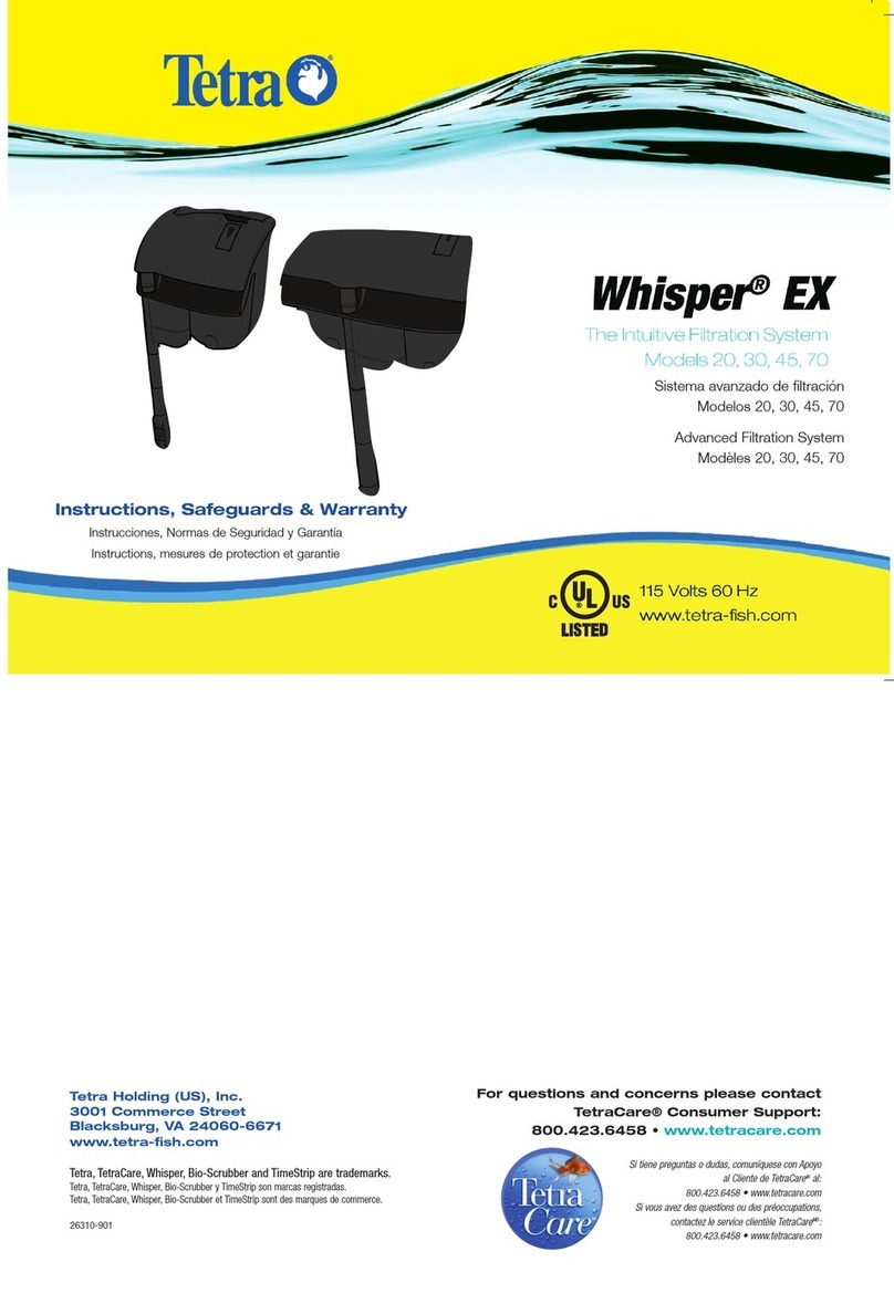 Tetra Whisper EX 20 User manual