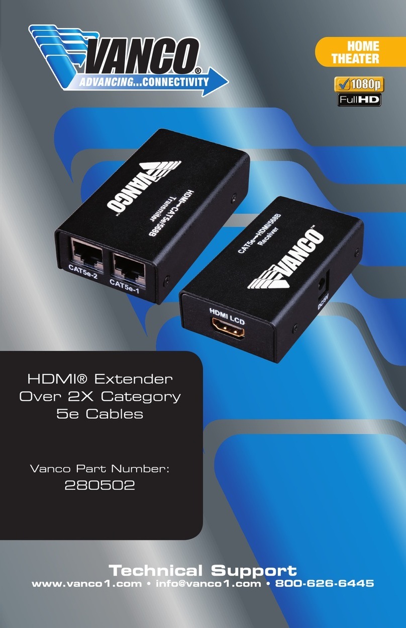Vanco 280502 User manual