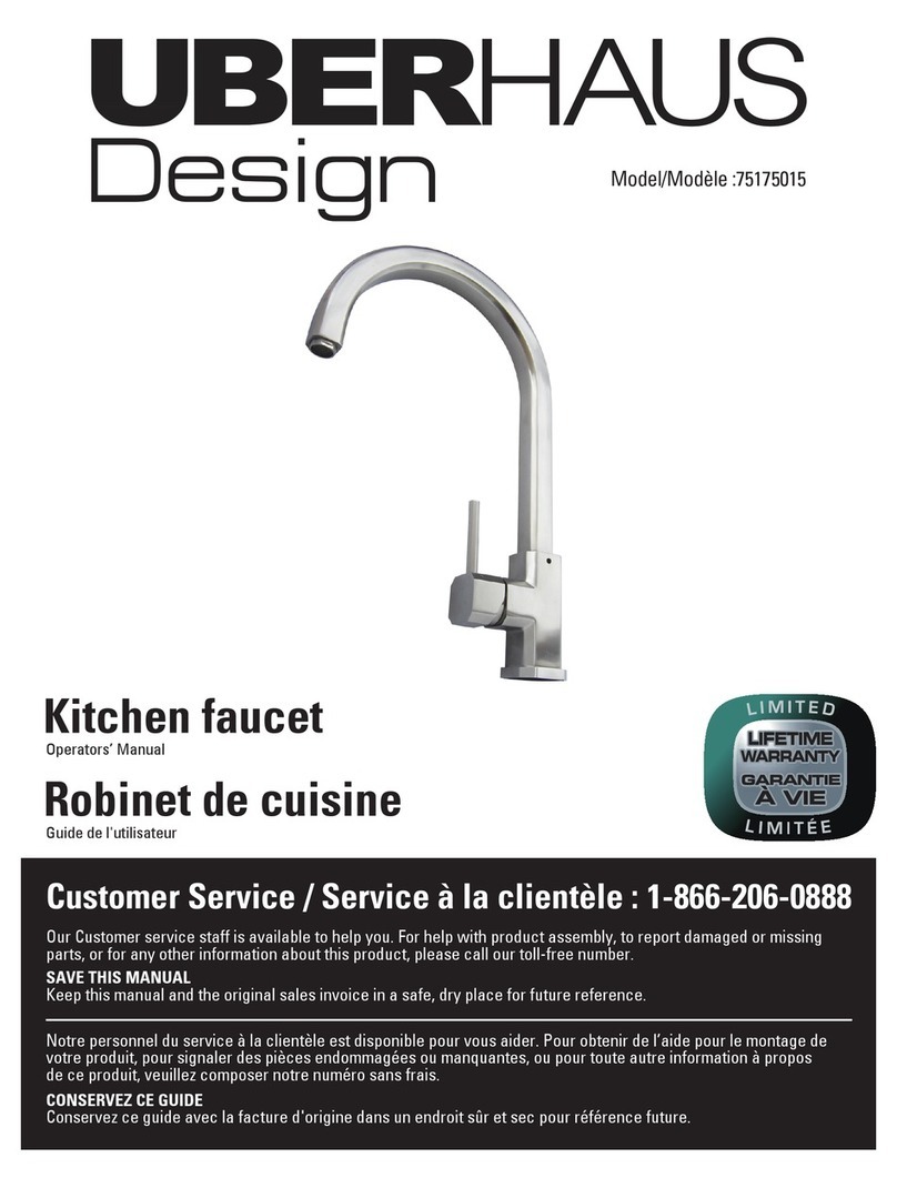 UBERHAUS DESIGN 75175015 Operator's manual