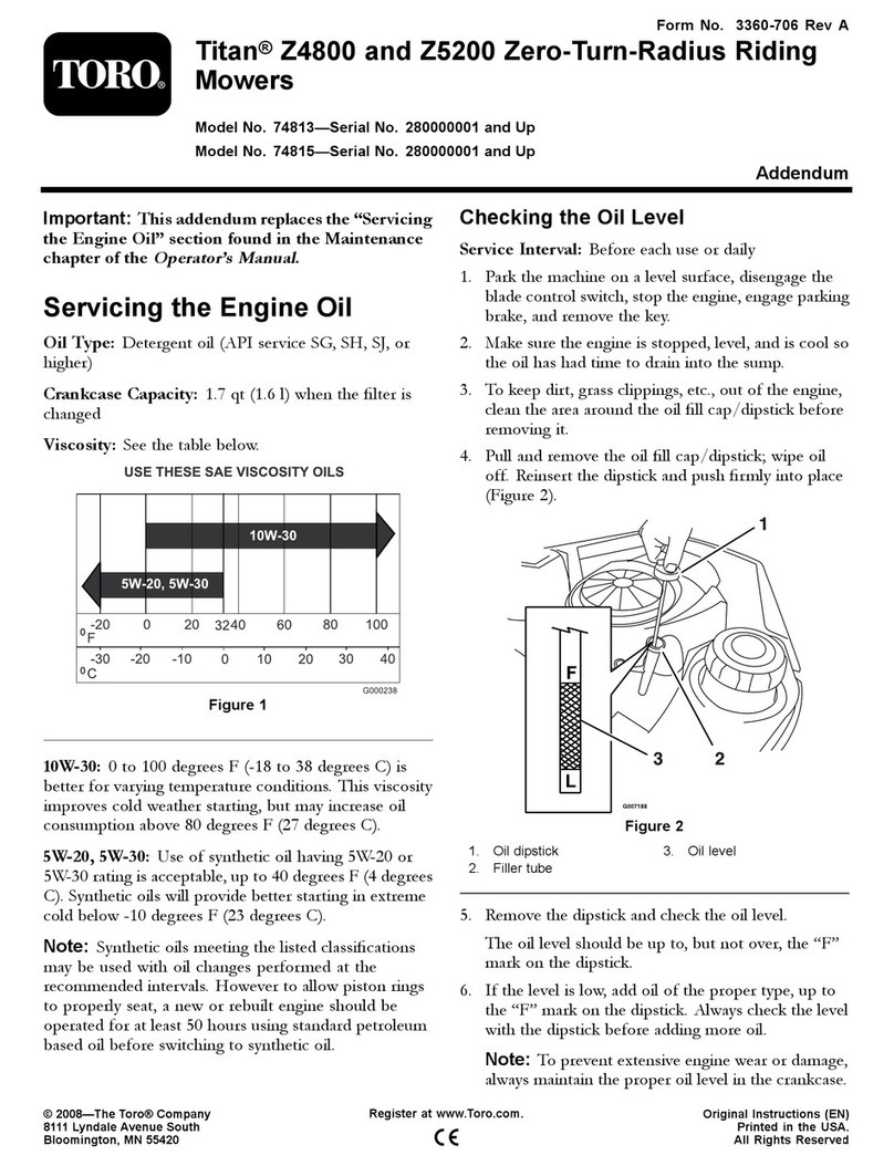 Toro Titan Z4800 User manual Toro Titan Z4800 User manual