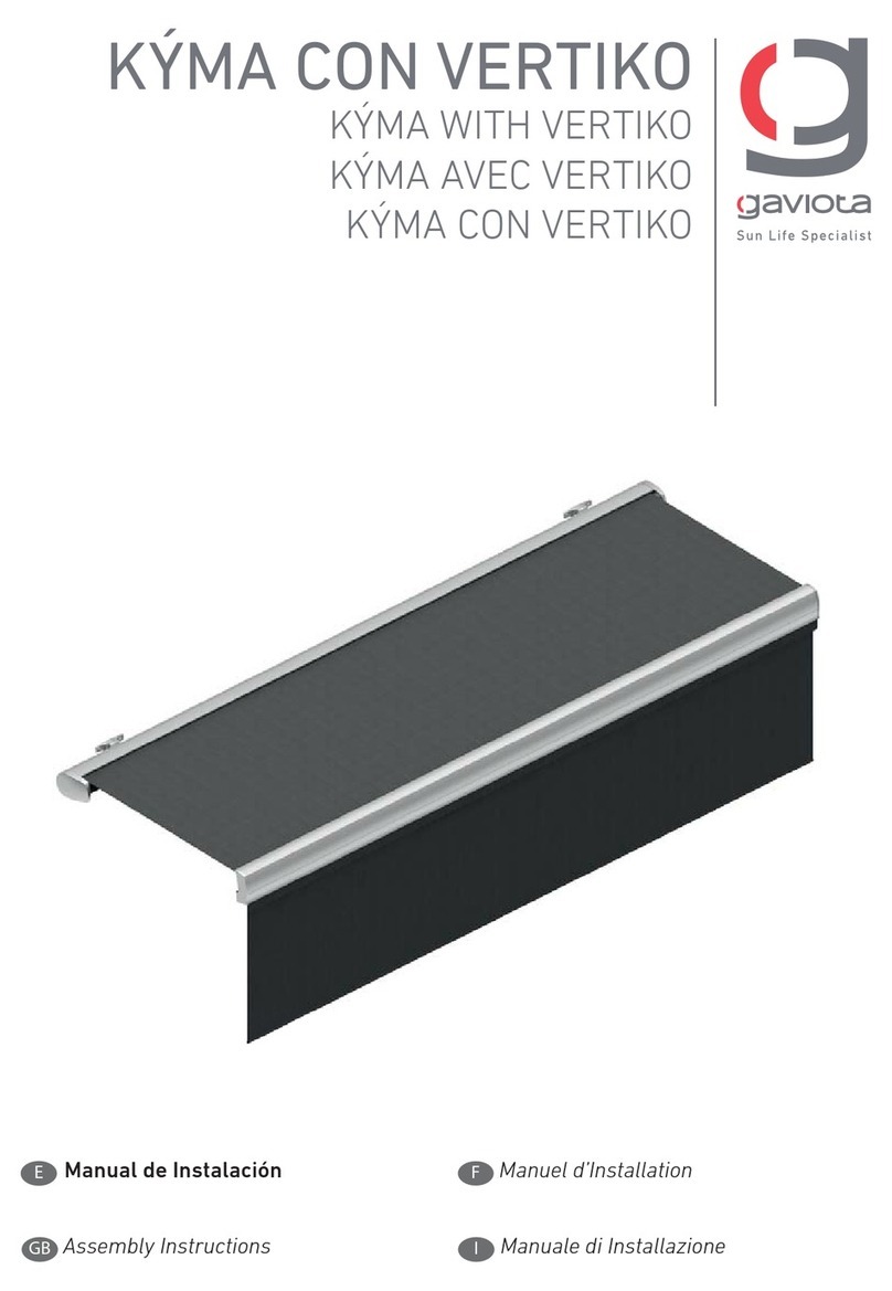 gaviota KYMA WITH VERTIKO Assembly instructions