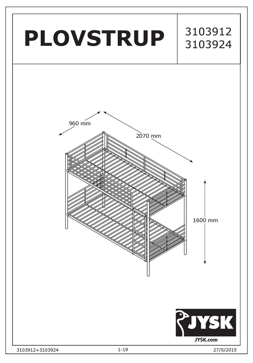 Jysk PLOVSTRUP 3103912 manual