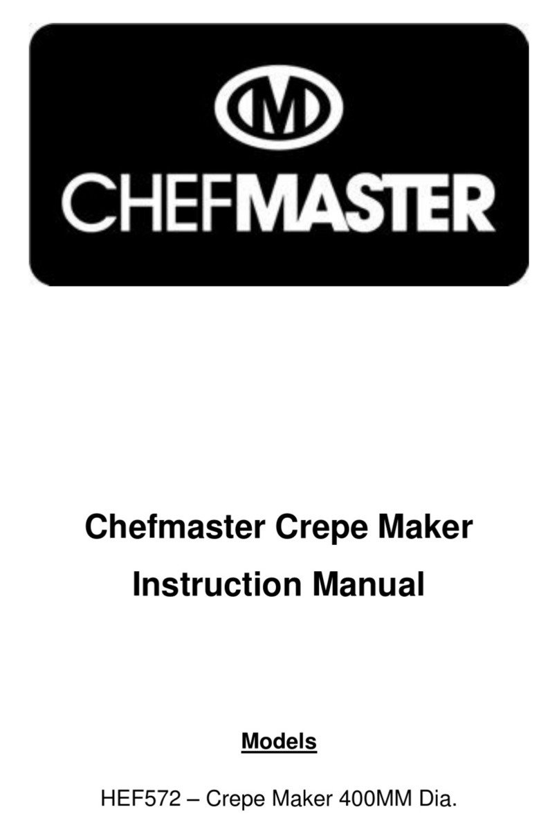 Chef-Master GH Series User manual Chef-Master GH Series User manual
