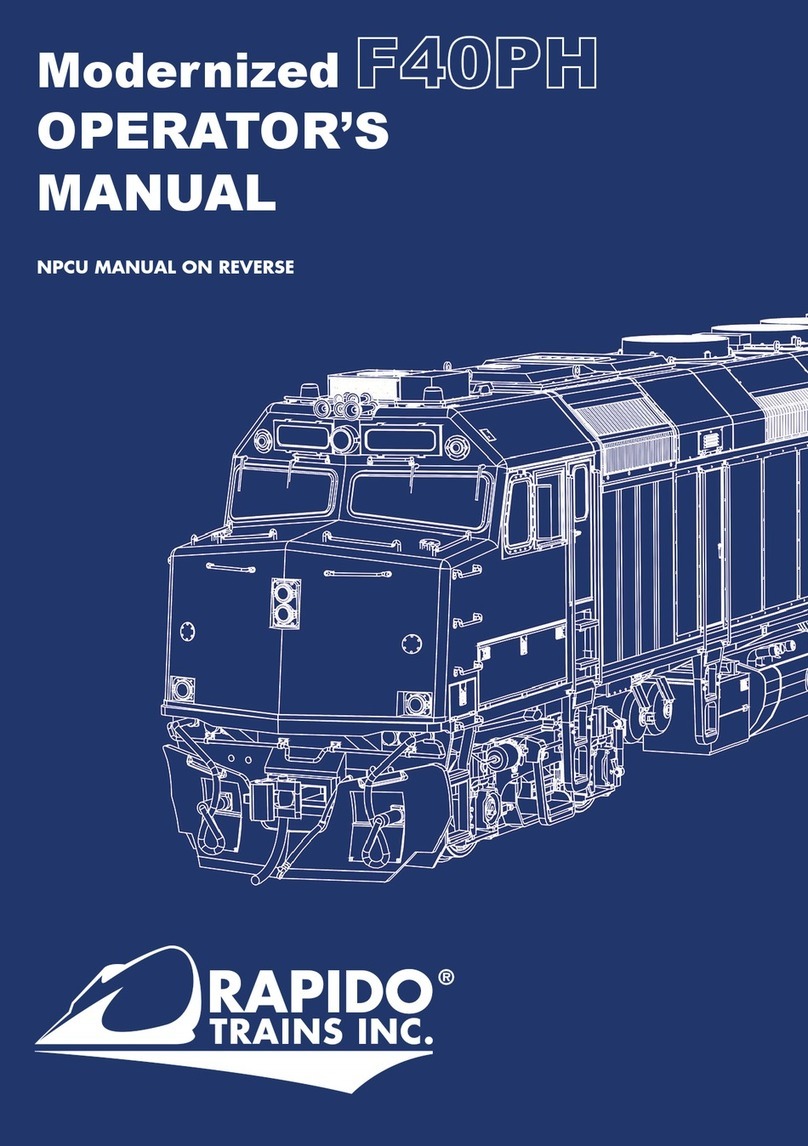Rapido Trains Amtrak NPCU F40PH User manual