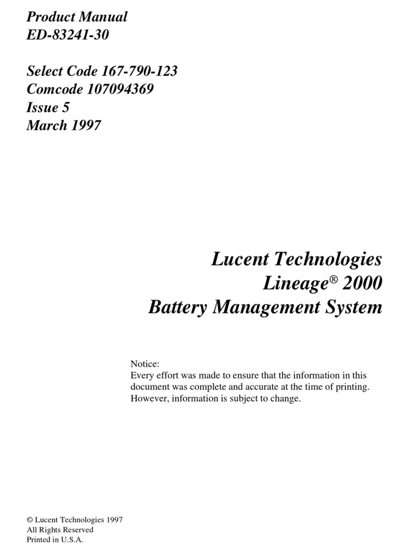 Lucent Technologies LINEAGE 2000 CP5 User manual Lucent Technologies LINEAGE 2000 CP5 User manual