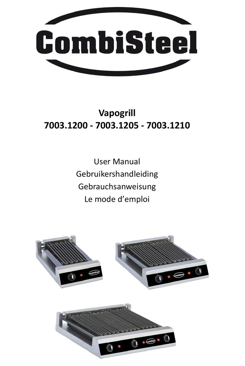 CombiSteel Vapogrill 7003.1200 user manual