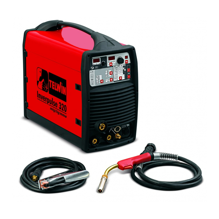 Telwin INVERPULSE 320 MIG-TIG-MMA instruction manual