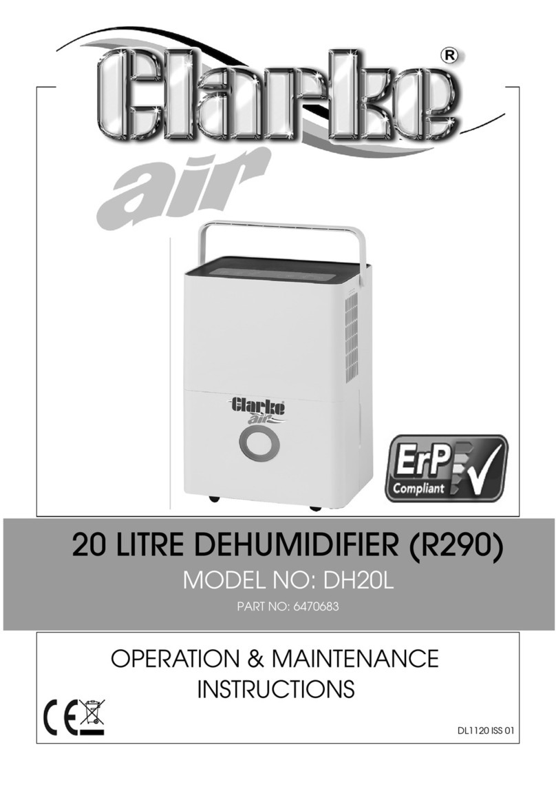 Clarke DH20L Instruction Manual