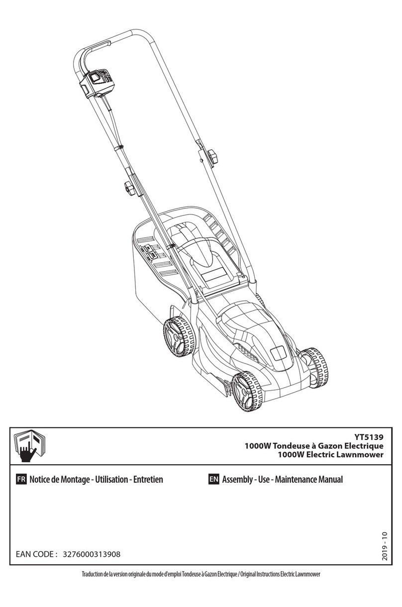 ADEO Services YT5139 Assembly, Use, Maintenance Manual ADEO Services YT5139 Assembly, Use, Maintenance Manual