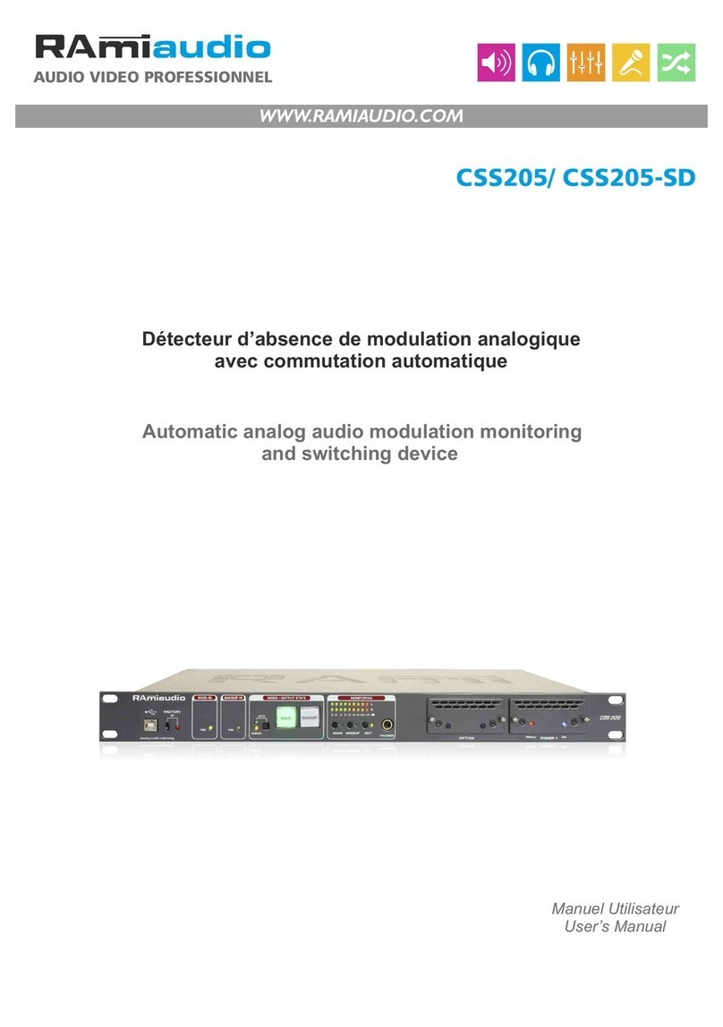 RAM CSS205 user manual
