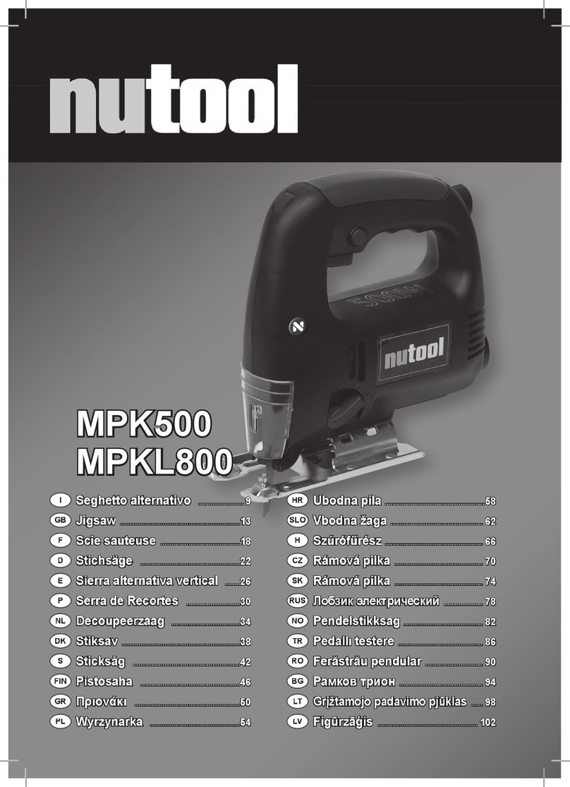 NUTOOL MPK500 User manual
