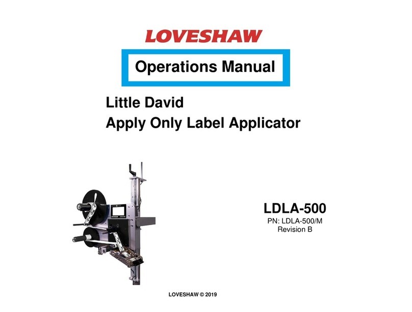 Loveshaw Little David LDLA-500 Operation manual