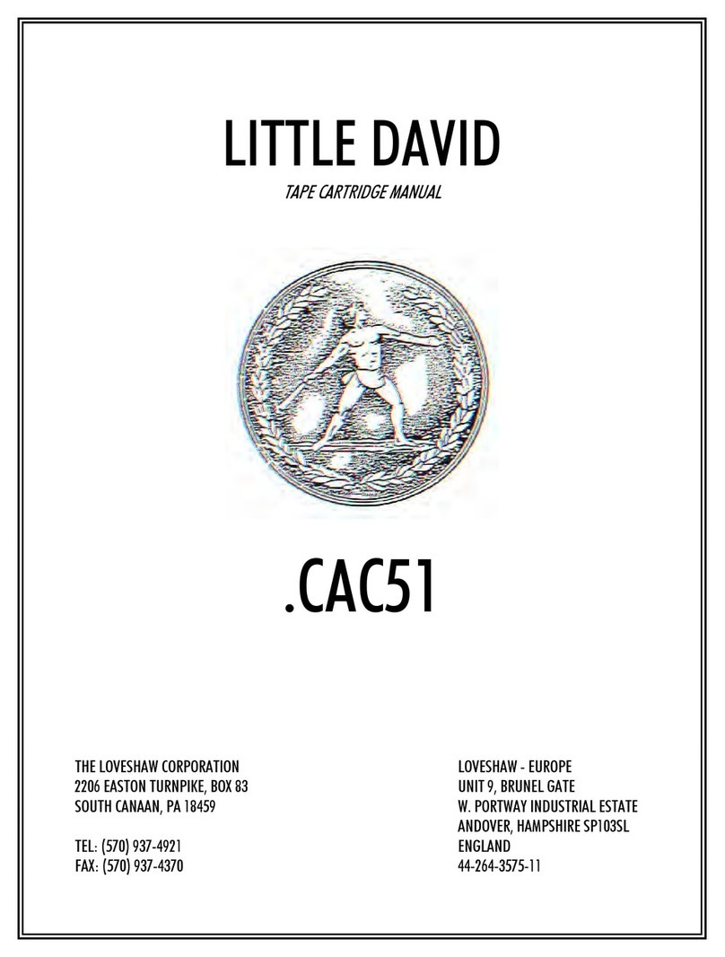 Loveshaw LITTLE DAVID CAC51 User manual
