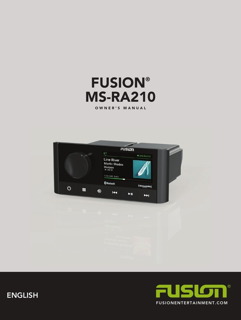 Fusion MS-RA210 User manual