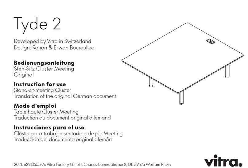 VITRA Tyde 2 manual