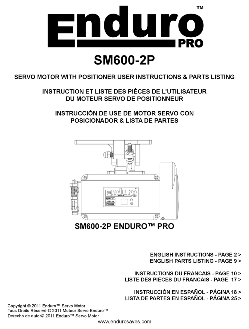 Enduro PRO SM600-2P User Instructions & Parts Listing