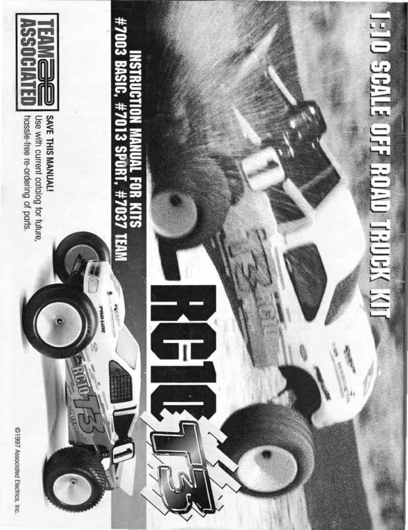 Associated Electrics RC10T3 User manual Associated Electrics RC10T3 User manual