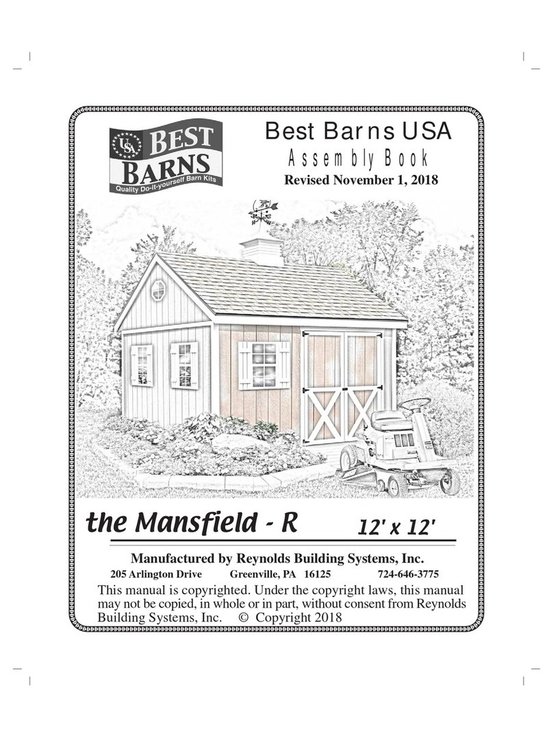 Best Barns Mansfield-R Assembly Book