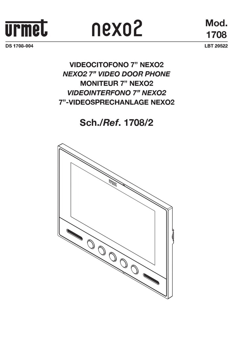 urmet domus nexo2 1708/2 User manual