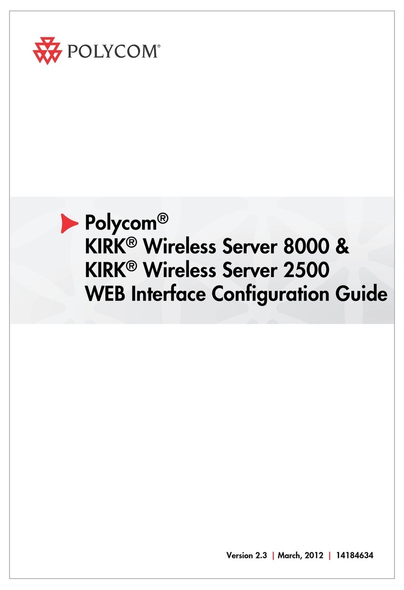 Polycom KIRK 8000 User manual