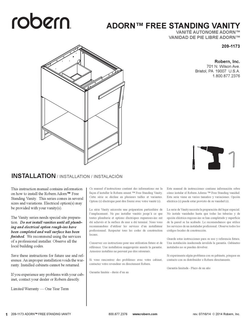Robern ADORN User manual