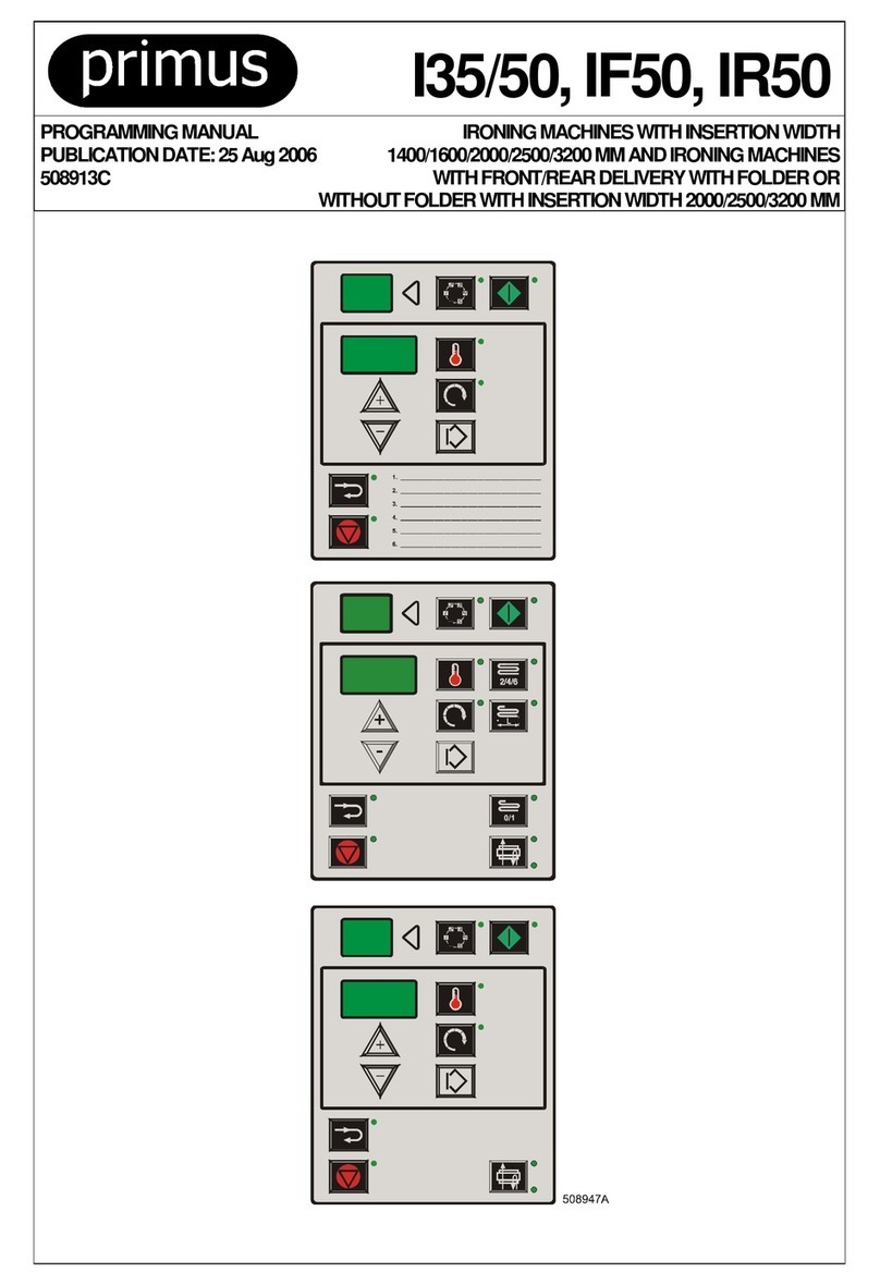 Primus I35/50 Programming manual