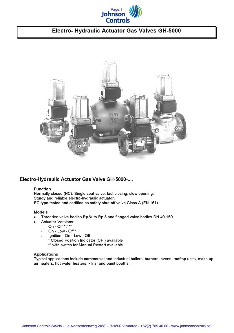 Johnson Controls GH-5000 User manual