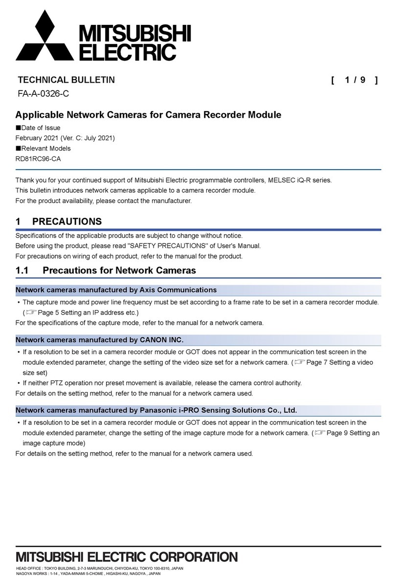 Mitsubishi Electric FA-A-0326-C Technical bulletin