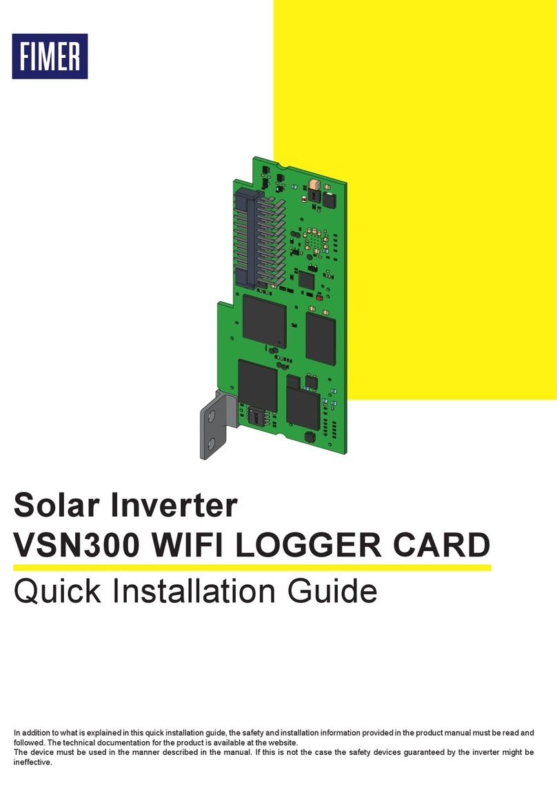 Fimer VSN300 User manual