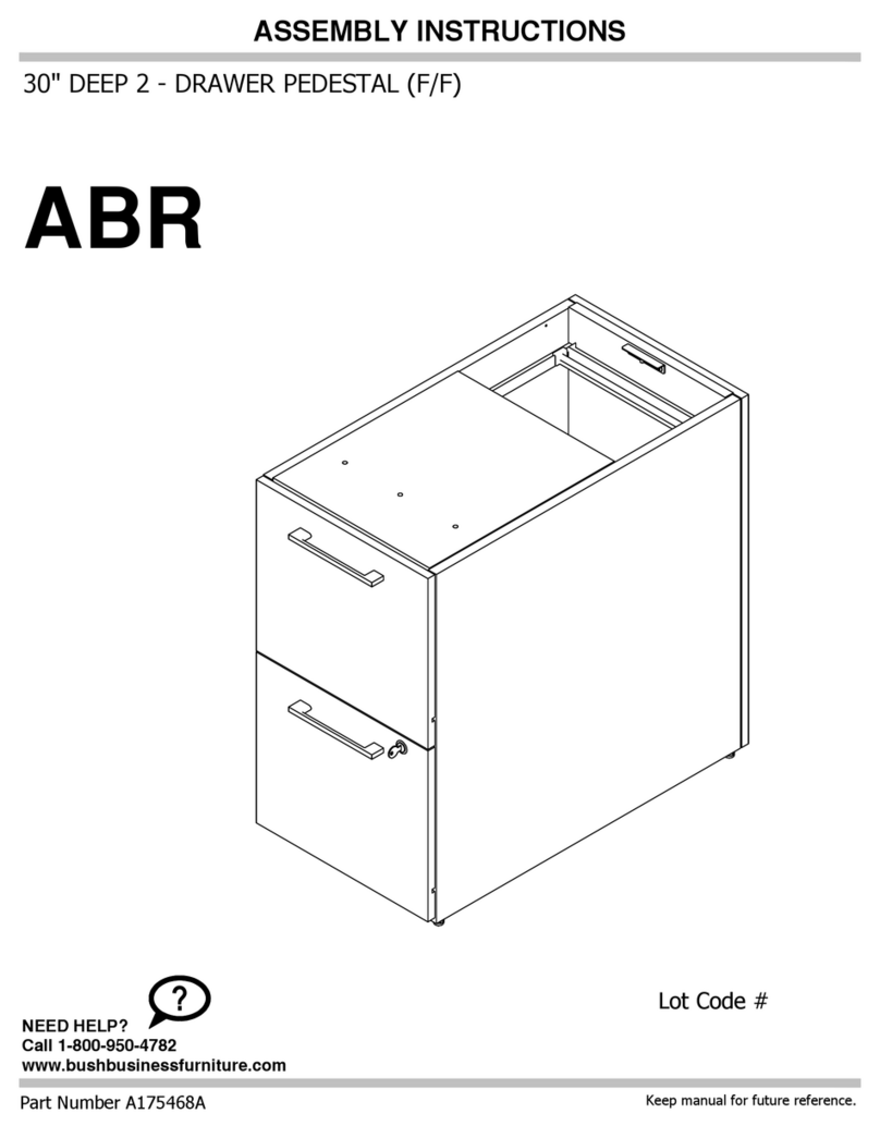 Bush Business Furniture ABR Assembly instructions